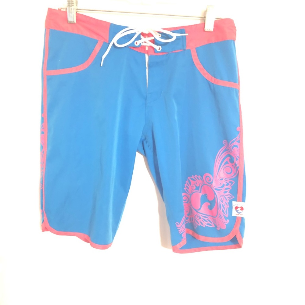 Amphibia Sweet Heart Board Shorts Women Size M